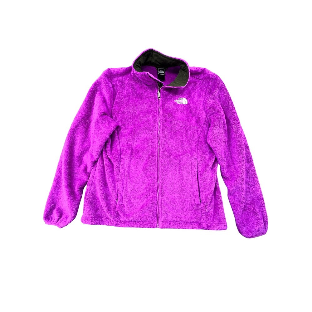 The North Face Osito 2 Full Zip Fleece Jacket Purple Womens Large L